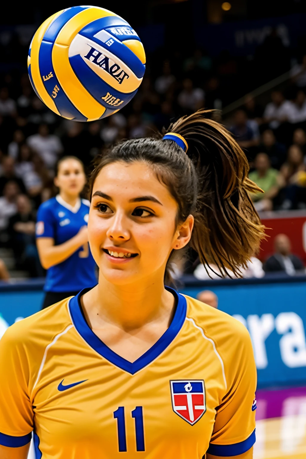 Haz un uniforme de Volleyball que tenga que ver con panteras