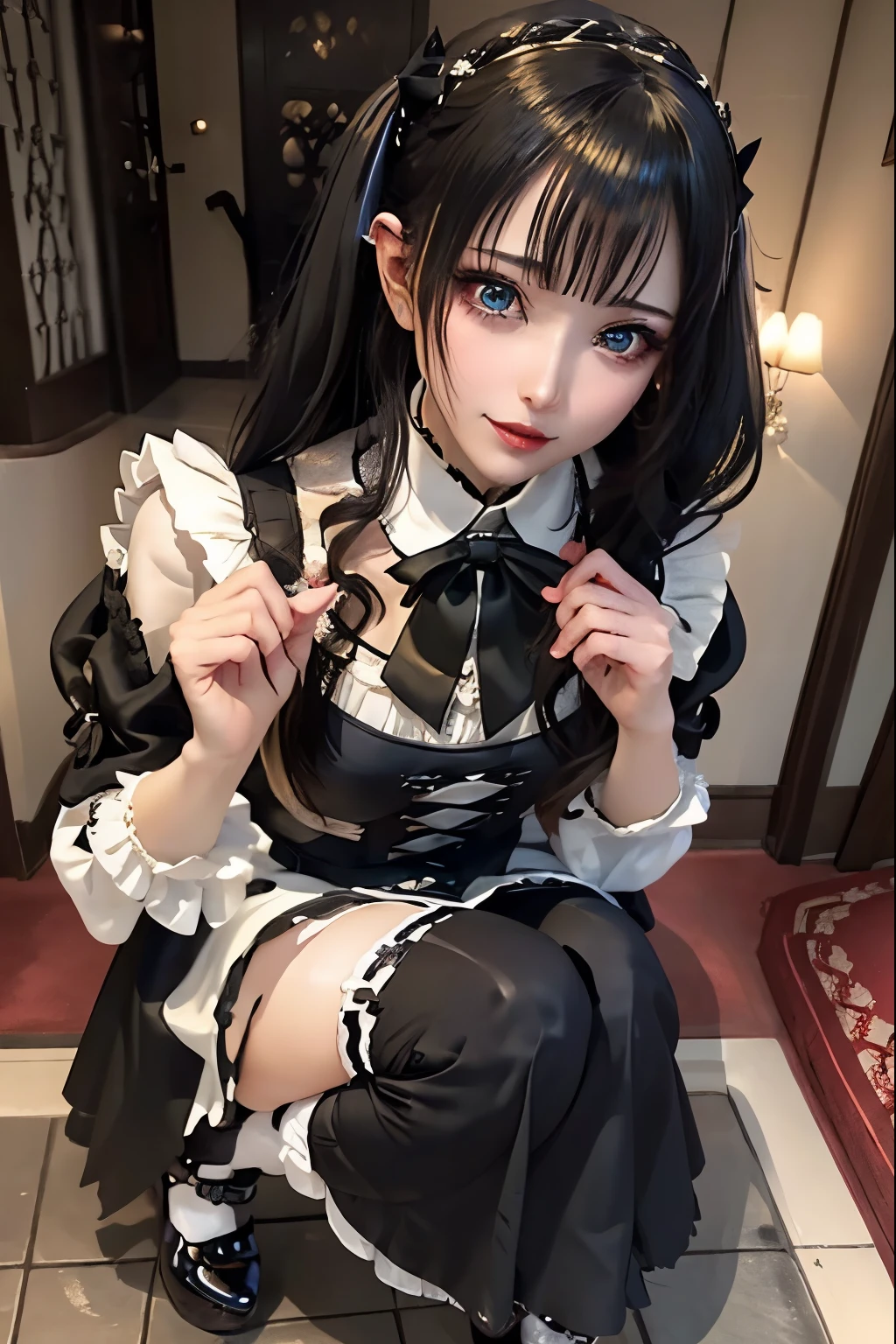 Hard Dark Gothic Makeup、Black dark eyeshadow、sad、Good skin radiance、Dark Gothicメイク、Dark smile、palace、The beauty of fragrance、24-years-old、Expression of intense sexual pleasure、Embarrassed look、Dark Gothic、Highest quality、Expression of sexual pleasure without pain、Drunk face、Purple maid outfit、Mysterious、noble、sexly、Loving smile、Twin tail hair、Right blue eye、Left eye is red、Super tempting pose、Platform Heel Shoes、Heavy makeup、Gothic Lolita clothes、Silver Hair、Long Hair Straight Hair、Cute Gothic Lolita Dress、Beautiful Face、elegant features、Attractive face、Stained glass background、Chest glistening with sweat、The room is dark、goth long dress、Bell Sleeves、Wizard Sleeve、Decadent look、Sexually excited expression、Glossy thighs wet with water、Thighs that are wet and shiny with oil、Background of a room full of roses、sad expression、Rose Maiden、The embroidery is pink、The dress has pink embroidery.、Thigh-high socks、Knee-high socks、Gentle expression、Dark black eyeshadow、Stained glass and rose background、thighs are a little thin、Female Duo、Female couple、dark church background、Stained glass、Black metal world、Dark Castle、Dark Room、Slender body、gothic long dress、Victorian dress、Small breasts、Hold the wine in your right hand、Hold the lantern in your left hand、pantyhose、The bed is covered with roses、Her thighs are shining with sweat、My body is wet and shiny、Lots of glitter on the thighs、sweating、My thighs are sticky from sweating、Sweat glistening on my thighs、The whole body is sweaty and shiny、I sweated a lot.、My thighs are sweaty、Wet thighy thighs are shining with sweat、A lot of sweat glistening all over the body、Slender body、Put your head on the pillow、Sleeping on a bed、Beautiful legs、Stretching legs、Lie down in bed、Lie on your back in bed、