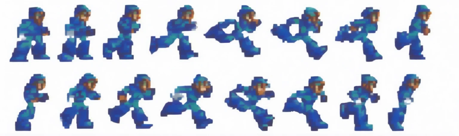 a close up of several different types of blue and green characters, Folha de sprite, Folha de sprite, Mega homem, mario Folha de sprite walk cycle, megaman, sprites, ator 2ds, ator de videogame, ator 2d, conjunto de sprites HD de alta qualidade, super nintendo game sprite, water elves, super super dynamic dynamic pose