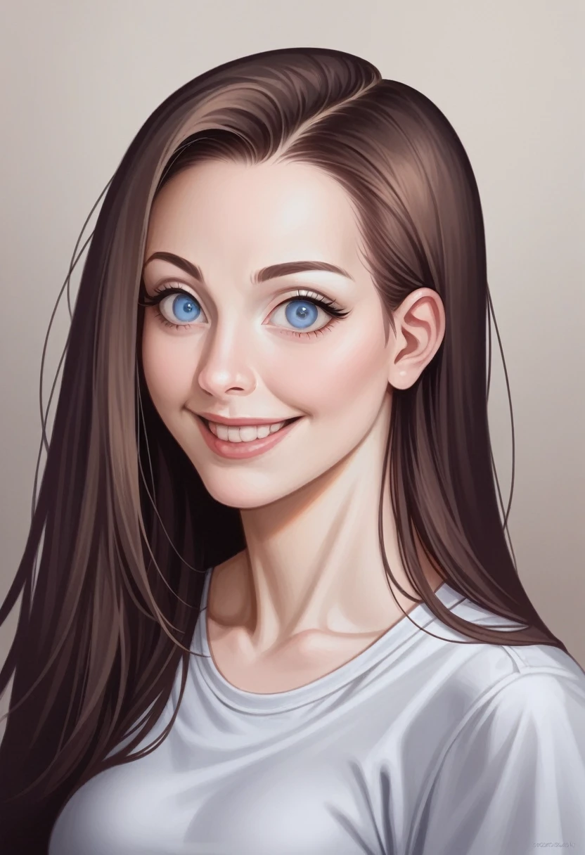 cute beautiful brunette, russian, ful body, perfect angle, very detailed, 30 years old, flirty fa
ce, very long hair, blue eyes, high-res, masterplece, best quality, intricate details, highly detalled,sharp focus, detal
led skin,roallstic skin texture,texture, detalled eyes, profossional, 4k, smile, shot on Canon, 85mm,shallow dopth of hel
d,kodak vision color, ayeshadow, extromoly detalled, photo_\(ultra\), photoreallstic, realistic, post-processing, max de
tall, roughness, real life, ultra reallstic, photorealism, photography, 8k uhd, photography, braless, pokies