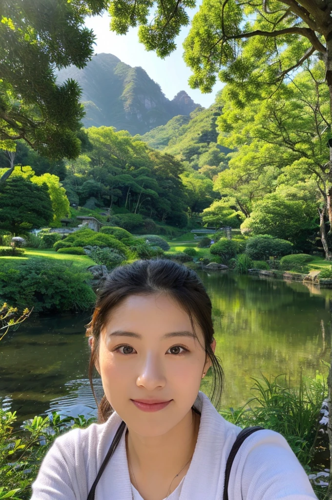 ((Highest quality)), ((masterpiece)), (detailed),Perfect Face,Japanese,landscape,Beauty