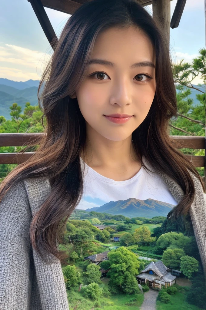 ((Highest quality)), ((masterpiece)), (detailed),Perfect Face,Japanese,landscape,Beauty