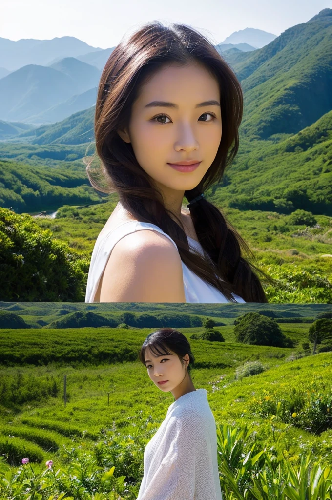 ((Highest quality)), ((masterpiece)), (detailed),Perfect Face,Japanese,landscape,Beauty