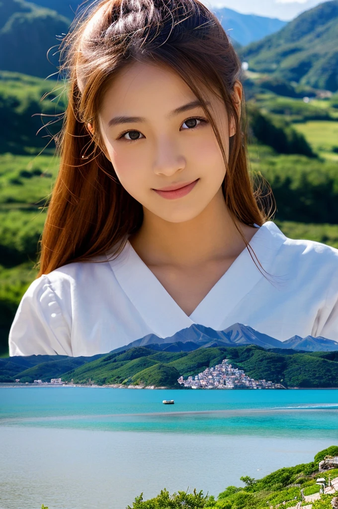((Highest quality)), ((masterpiece)), (detailed),Perfect Face,Japanese,landscape,Beauty