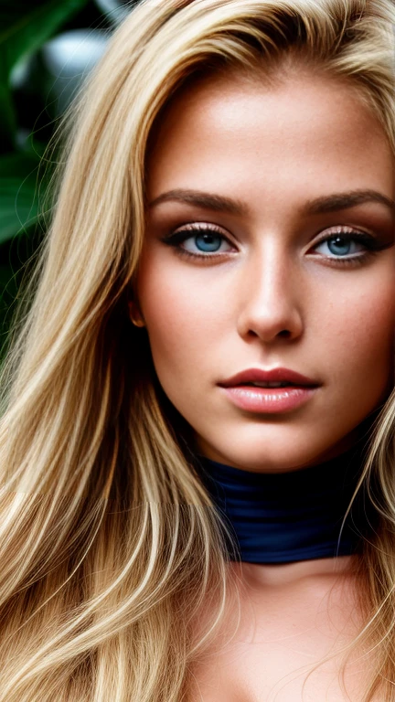 Anastasia Yankova. portrait. face close up. Beautiful young girl. blonde.