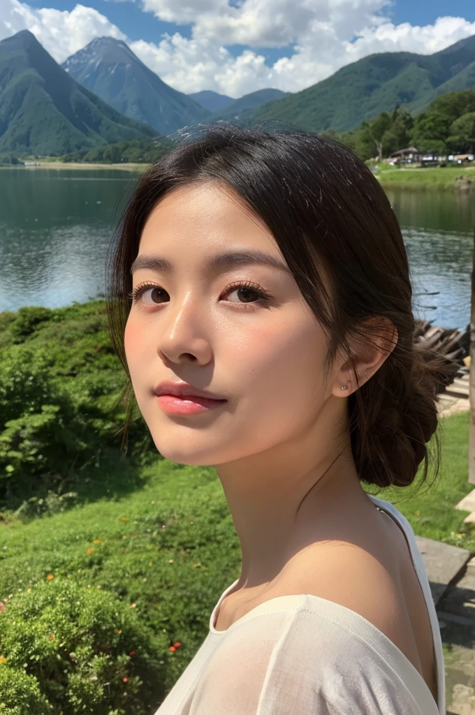 ((Highest quality)), ((masterpiece)), (detailed),Perfect Face,Japanese,landscape,Beauty