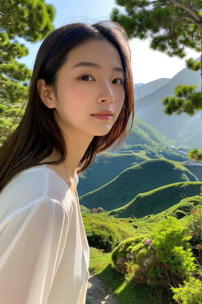 ((Highest quality)), ((masterpiece)), (detailed),Perfect Face,Japanese,landscape,Beauty