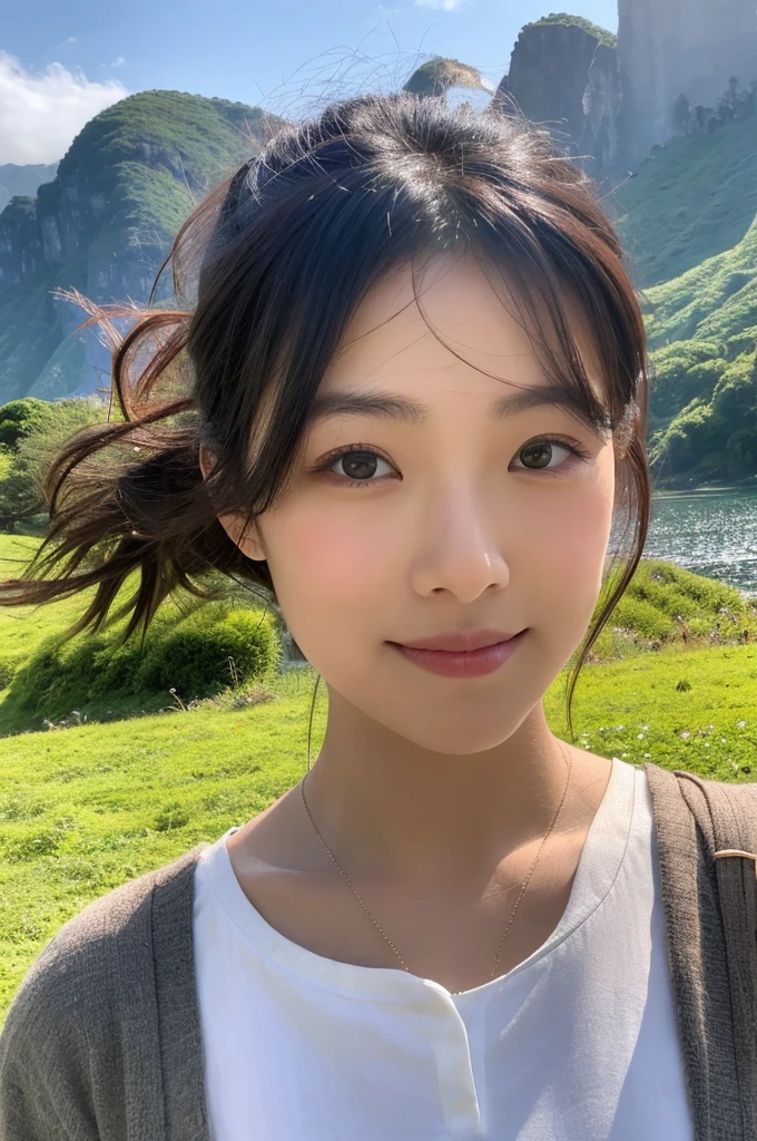 ((Highest quality)), ((masterpiece)), (detailed),Perfect Face,Japanese,landscape,Beauty