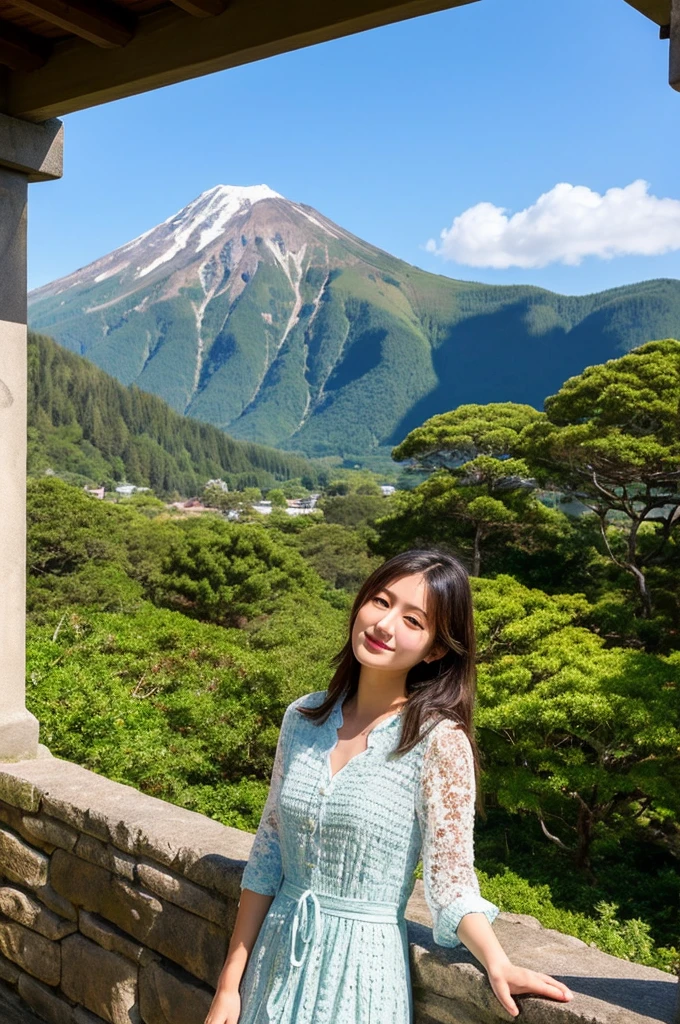 ((Highest quality)), ((masterpiece)), (detailed),Perfect Face,Japanese,landscape,Beauty