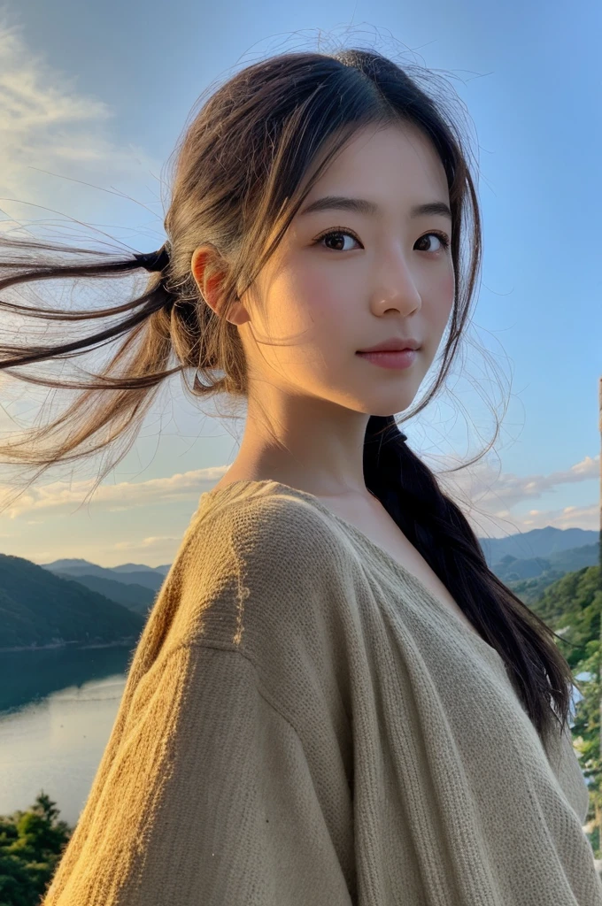 ((Highest quality)), ((masterpiece)), (detailed),Perfect Face,Japanese,landscape,Beauty
