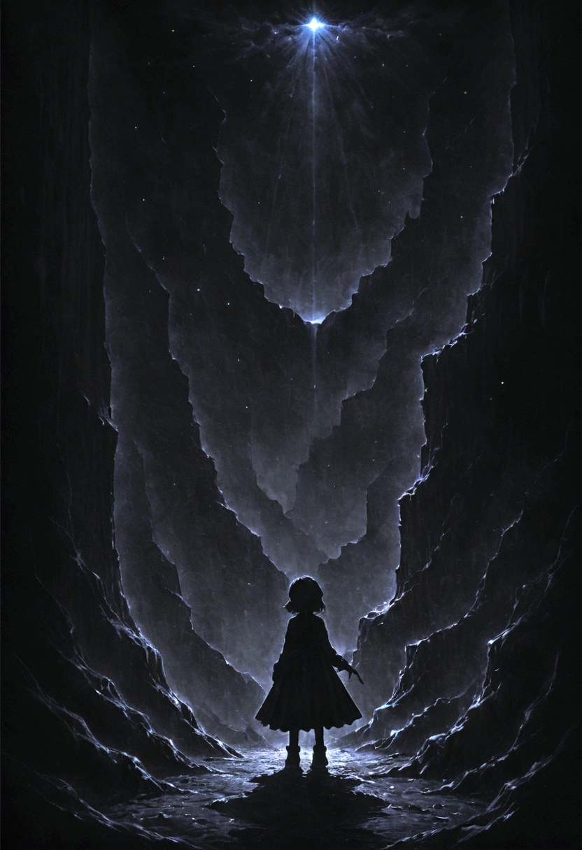 Dark room at night，Only the TV is shining，Renderizando estilo de pintura 2D