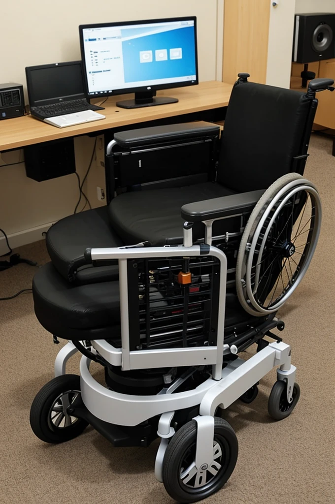 Create a wheelchair that is automatic and works through an included computer