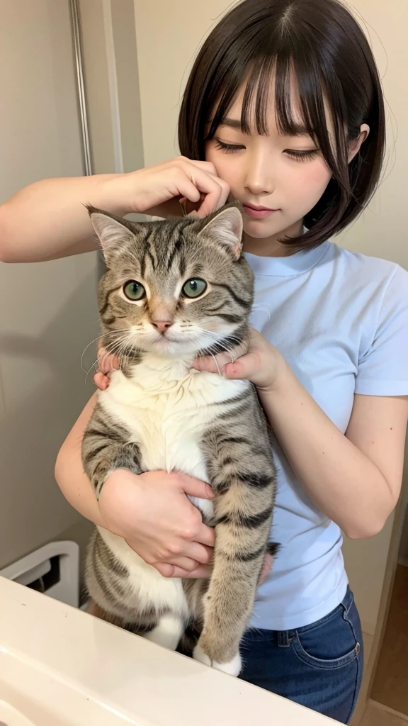 Cute Cat Grooming