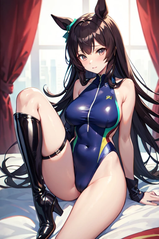 Fine motion(umamusume)
Wearing knee high boots, longest
Wear swimsuit (high quality),(8k),r-18,sex