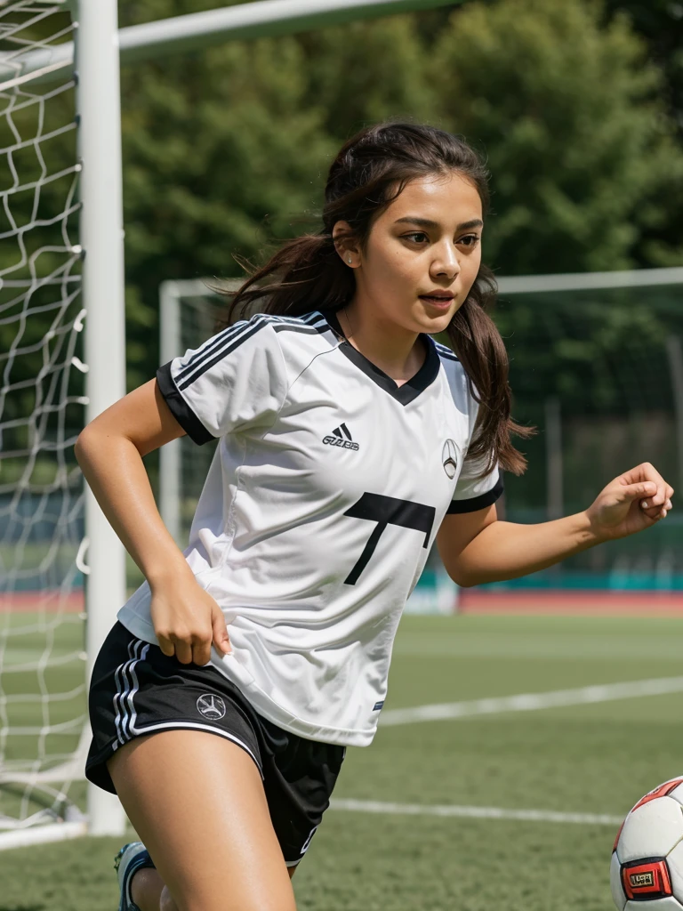 Create Mercedes Roa from Tiktok playing soccer