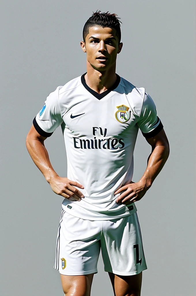 Minimalist graphic image of footballer Cristiano Ronaldo