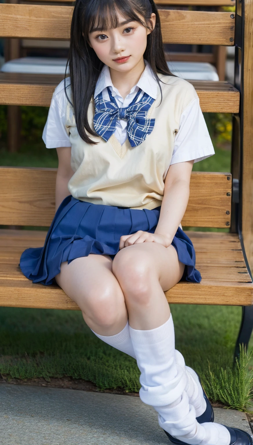 (photorealistic:1.4), best quality, masterpiece, raw 32k photo, (extremely detailed japanese beautiful girl), (extremely detailed eyes:1.2),(baby face), (****ta),(************),(cute face:1.2), ultra-detailed, ultra high res, amazing, BREAK,sitting,
(school uniform:1.5),detailed school girl, (disneyland:1.3), beautiful detailed girl, bangs, cute face, miniskirt,((baggysocks))