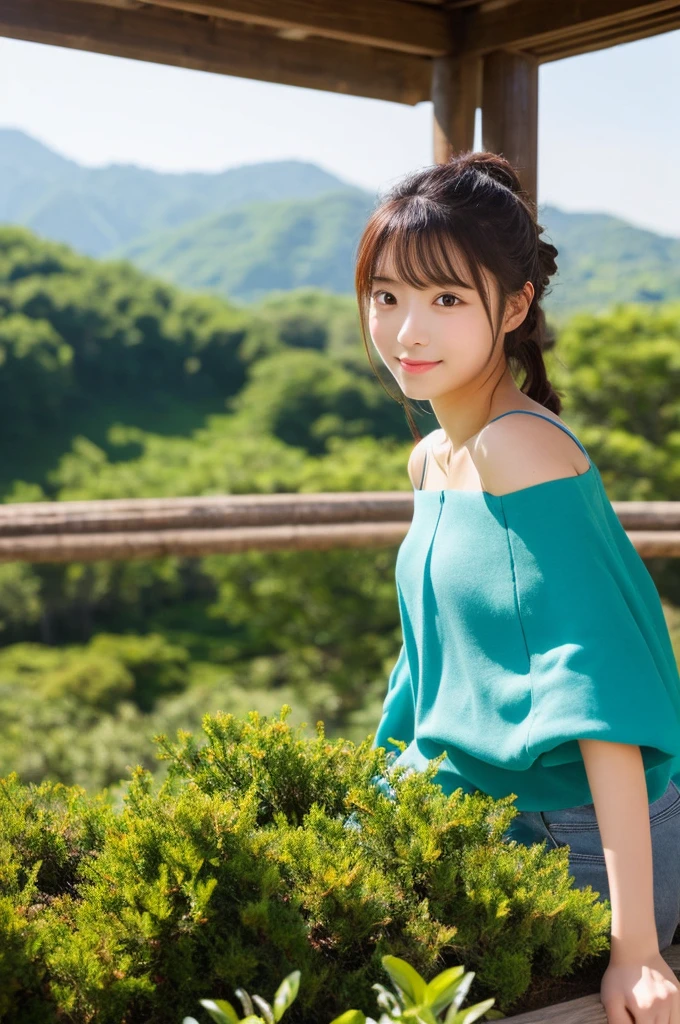 ((Highest quality)), ((masterpiece)), (detailed),Perfect Face,Japanese,landscape,Beauty,cute,Upper Body