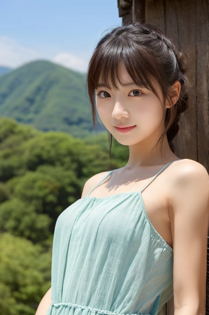 ((Highest quality)), ((masterpiece)), (detailed),Perfect Face,Japanese,landscape,Beauty,cute,Upper Body
