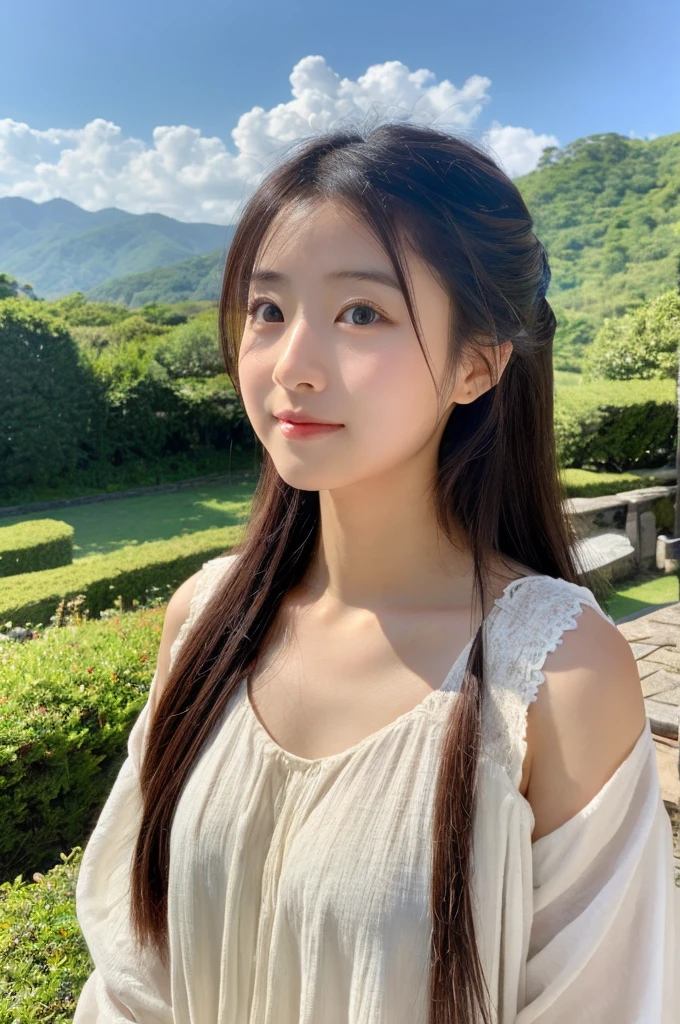 ((Highest quality)), ((masterpiece)), (detailed),Perfect Face,Japanese,landscape,Beauty,cute,Upper Body