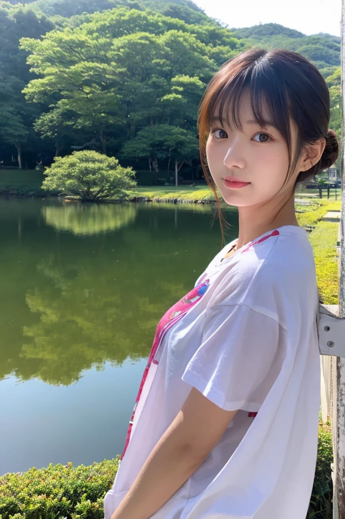 ((Highest quality)), ((masterpiece)), (detailed),Perfect Face,Japanese,landscape,Beauty,cute,Upper Body