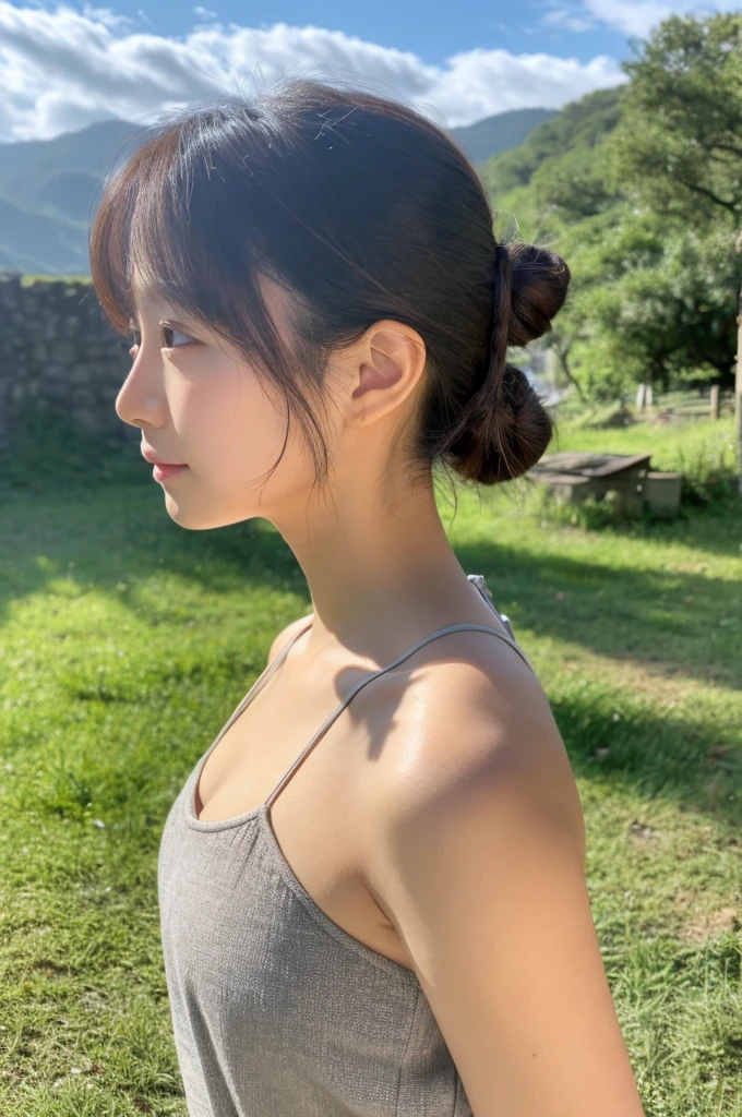 ((Highest quality)), ((masterpiece)), (detailed),Perfect Face,Japanese,landscape,Beauty,cute,Upper Body