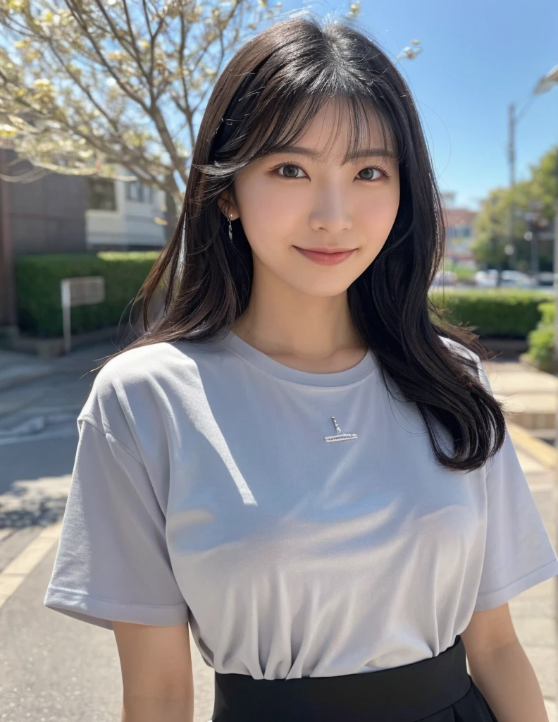 nswf,(wearing ,t-shirt:1.3),{{{{see through:1.7}}}},{{t-shirt are wet with water}},{erect nipples:1.3},Top quality, 1 beautiful Japanese woman, teen,high school student,(18 years old),medium hair, (Black hair:1.2), Ultra-realistic capture, Highly detailed, High resolution 16k close-up of human skin. Skin texture must be natural, With such detail that pores can be finely identified. Skin should look healthy, In a uniform tone. Use natural light and color,