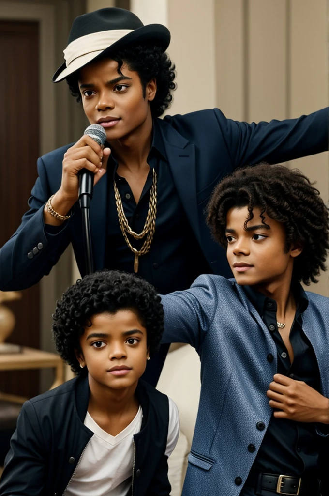 Jaafar Jackson as Michael Jackson in the biopic