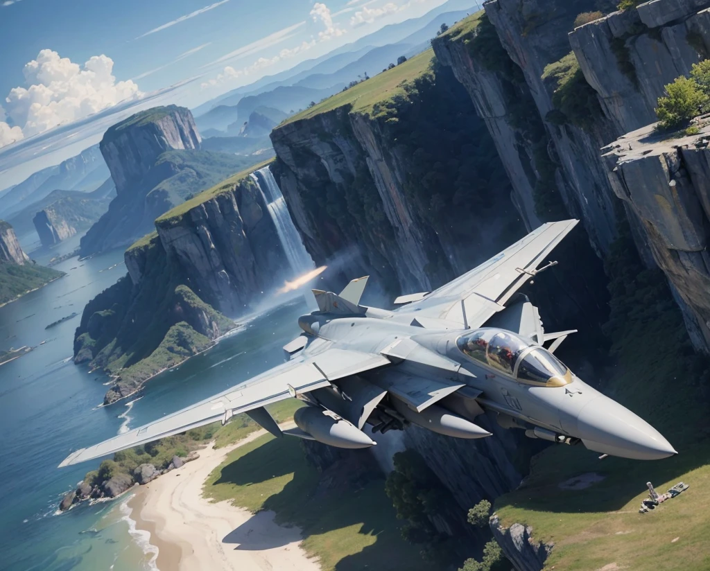 ((masterpiece)), (Highest quality),, Official Art, Highly detailed CG Unity 32K wallpaper, Hyperreal Photography:1.44,Super cool fighter jet:1.44、