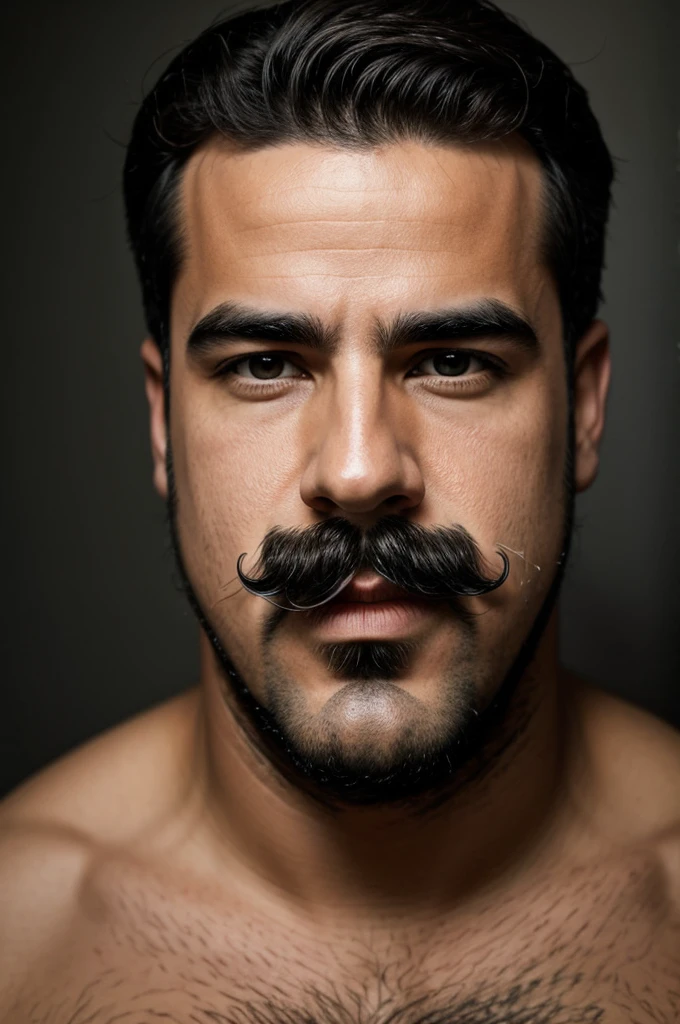 Un jover con crecimiento de bigote