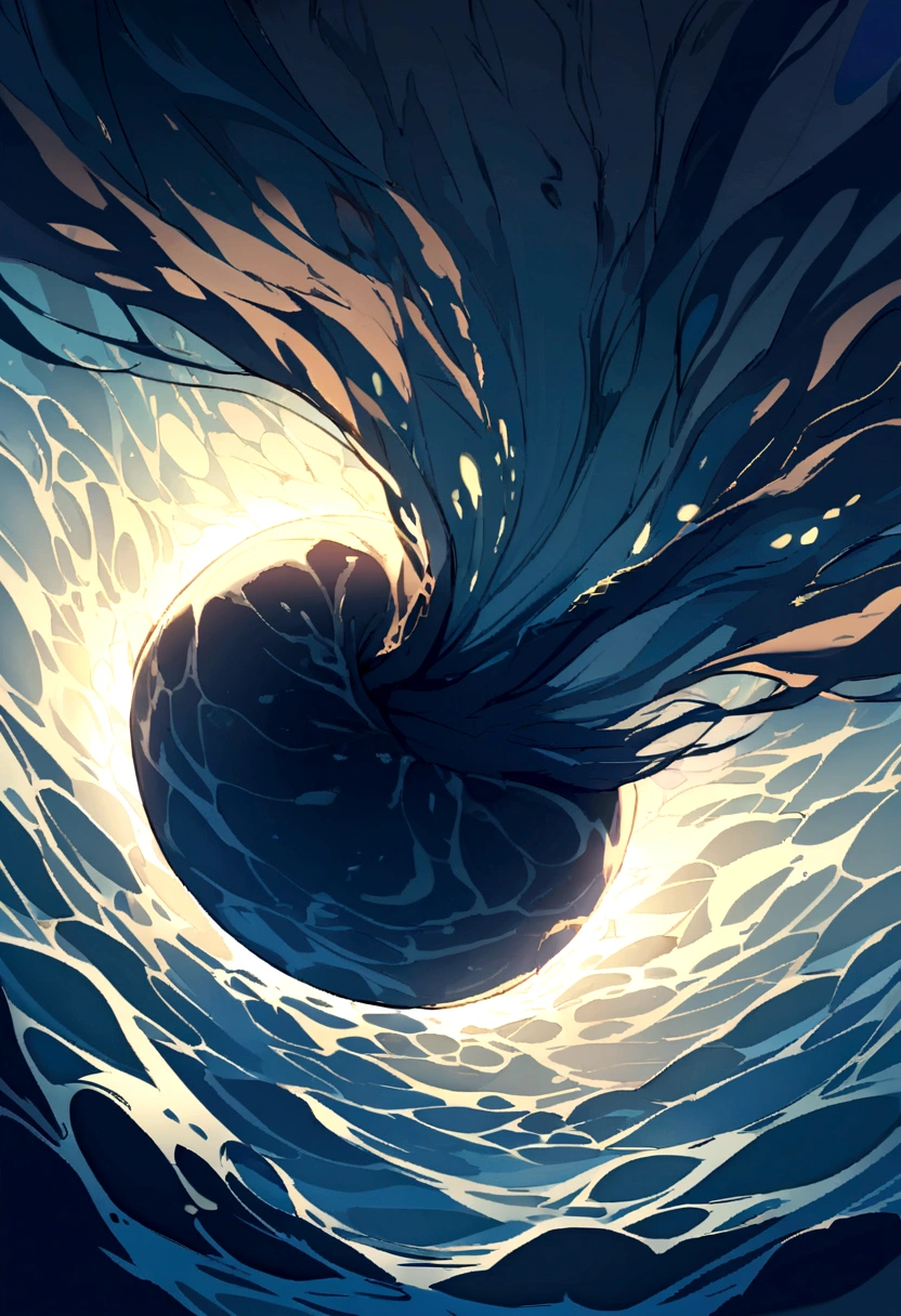 Beneath the sea.