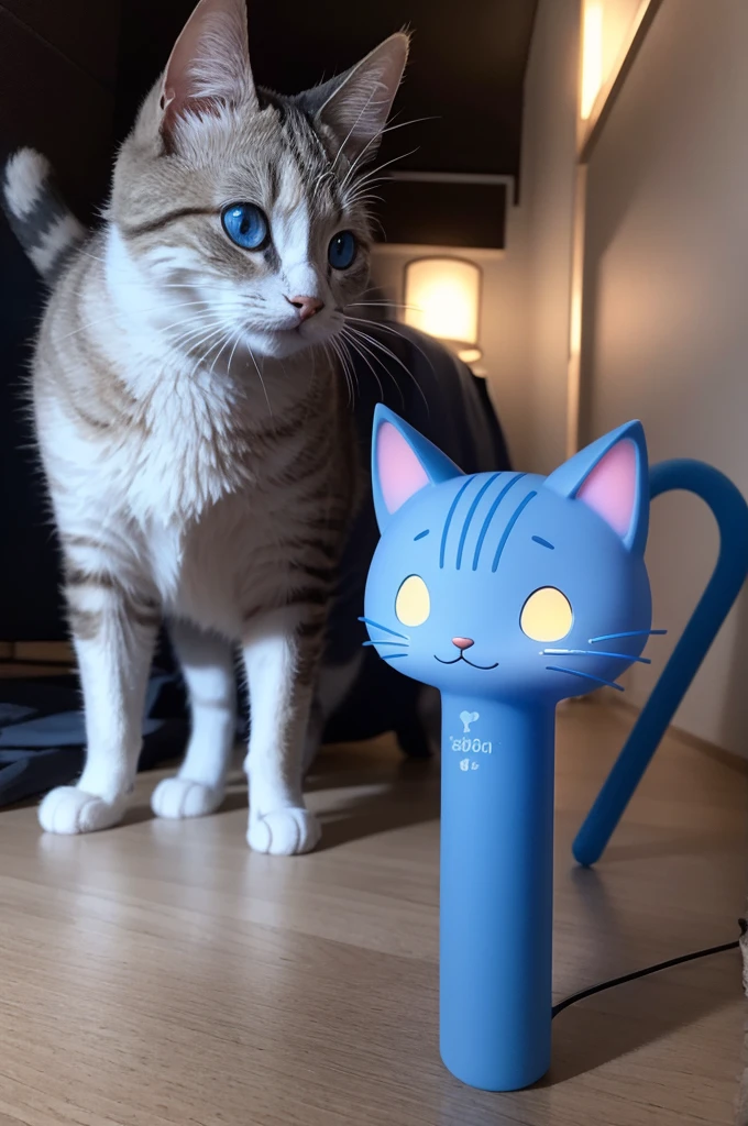 Lighstick de gato azul