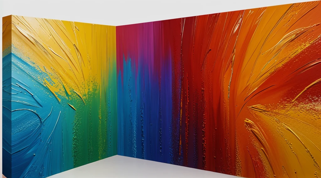 3d abstract oil paint color gradient background