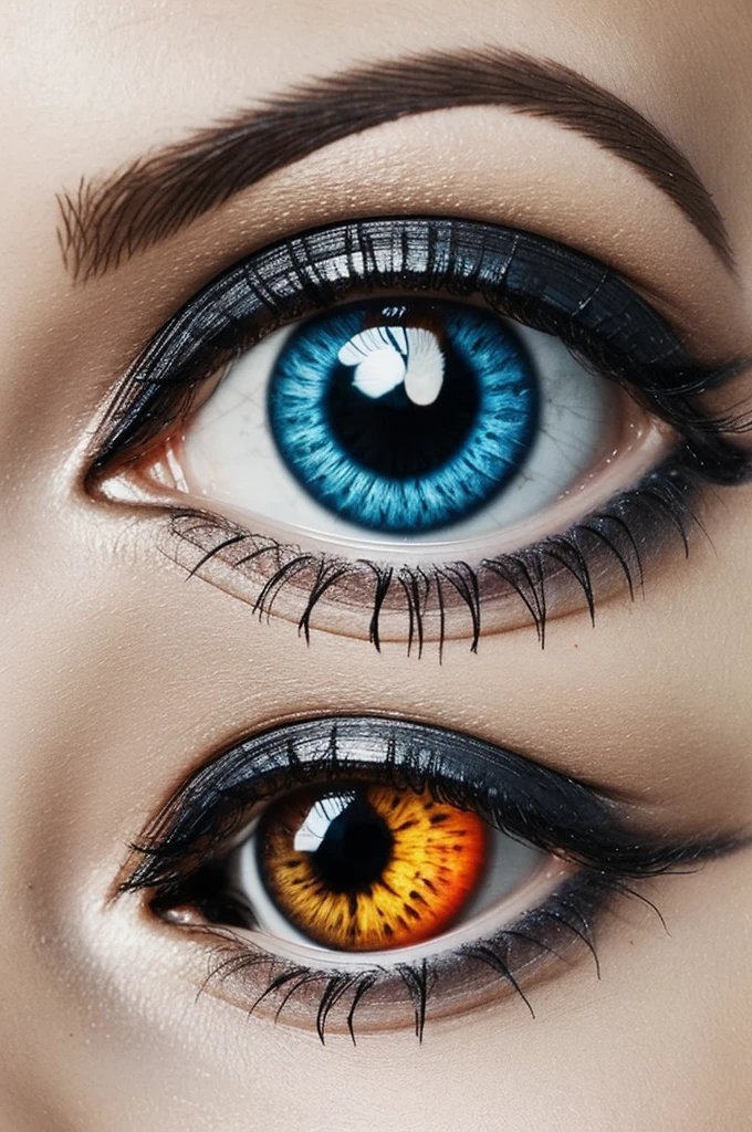 Creative unique logo about something eye-catching for a brand