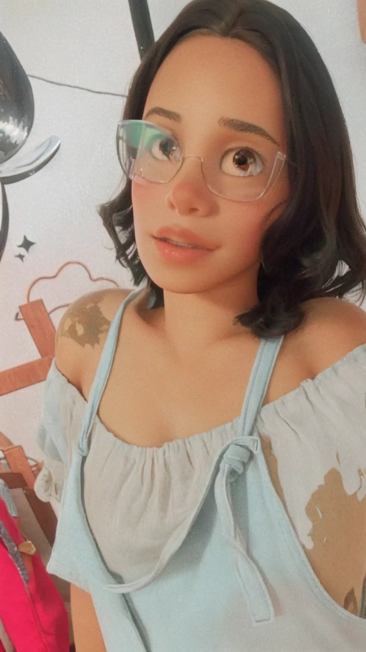 Gaby, a light brown girk, 9 years old, with dark brown hair and eyes, is exploring nature