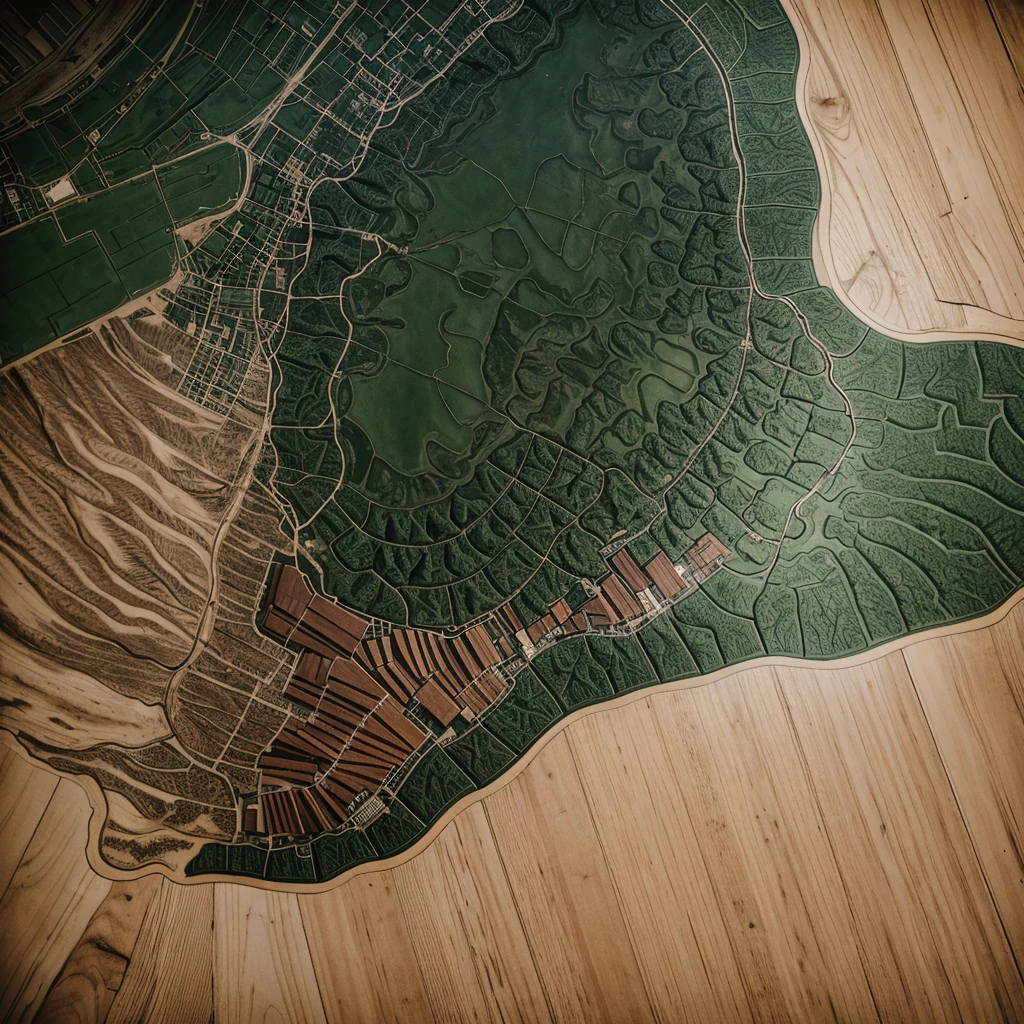 Create the northeastern backlands in woodcut format