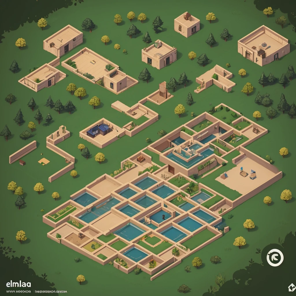 elabore uma logo/minimalist and modern cover with the theme of creating maps for tibia servers, escrito na imagem:
"SFMap OtServ"
Imagem para o Discord