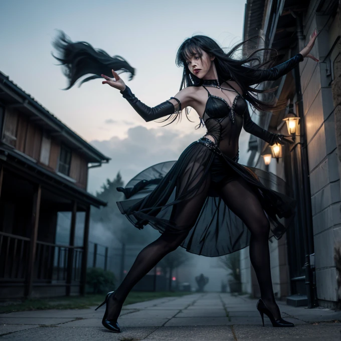 Death dancing with a ghost