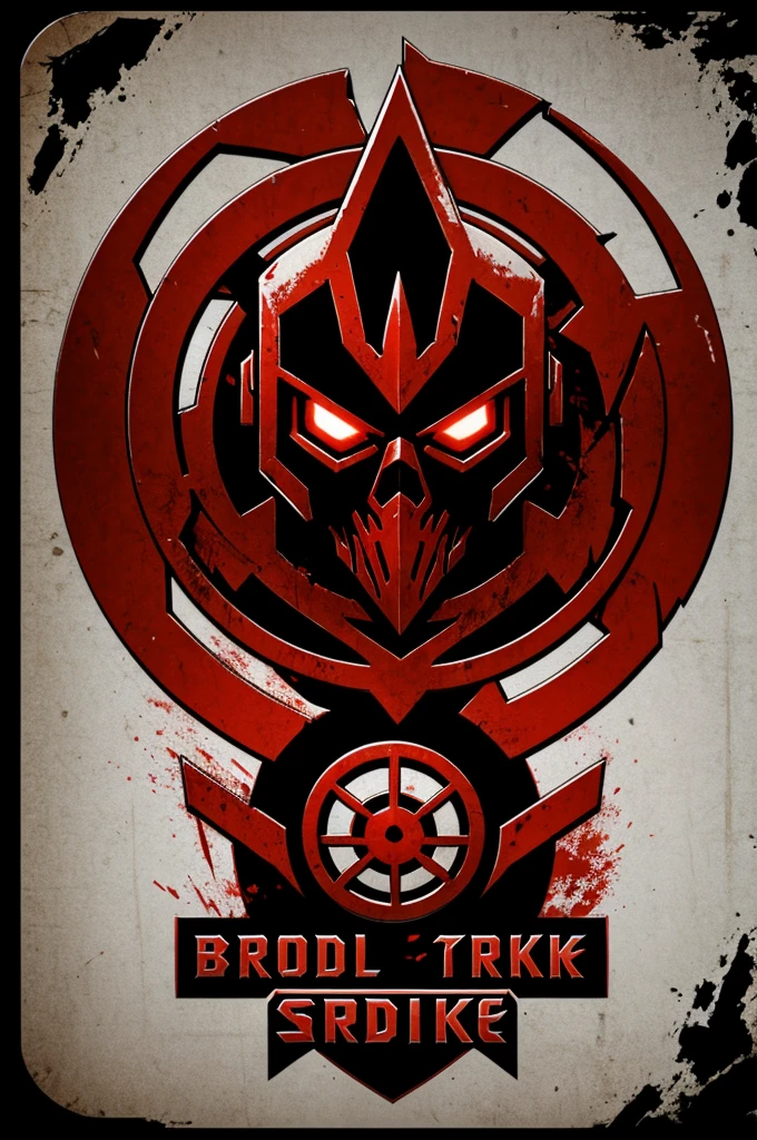 Un logo para mi canal de el videojuego blood strike