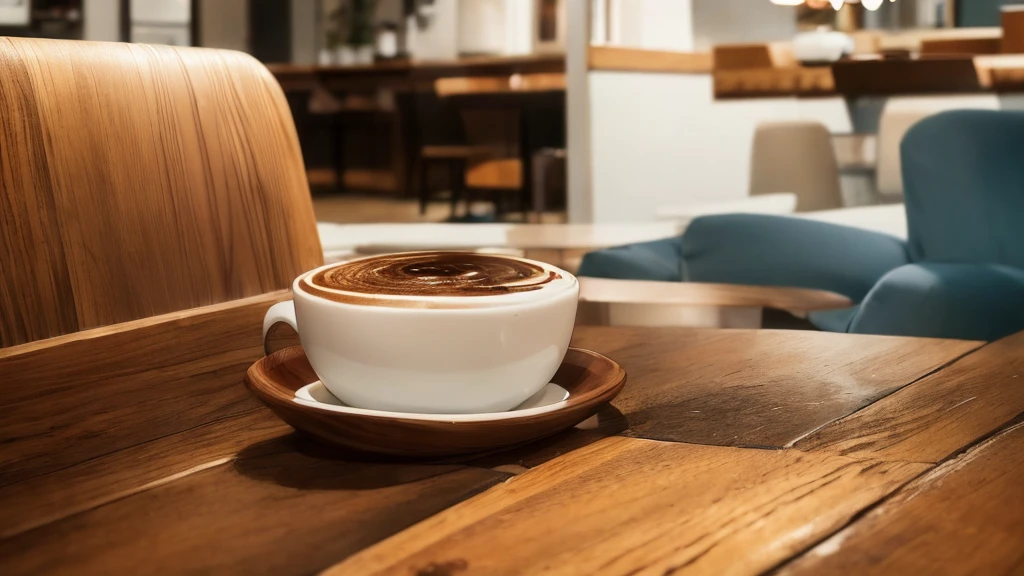 - Cozy corner of a modern café with a warm, inviting ambiance and soft, indirect natural lighting
- Close-up of a laptop, a sketchpad, and a designer pencil on a wooden table with decorative grains
- A cup of cappuccino with skilled latte art on the foam, accentuating the artistic atmosphere
- In the background, abstract blur of other patrons typing away, deep in thought or conversations
- The color palette should be rich in coffee hues, earth tones, with splashes of color from café décor
Feel:
The setting should emit a relaxed yet productive feel, common in neighborhood coffee shops bustling with creative minds.