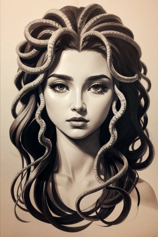 Desenho medusa
