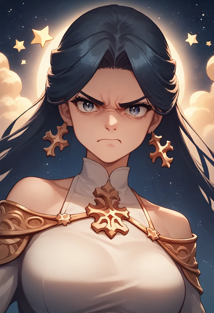core_9, score_8_up, score_7_up, masterpiece,hd,best quality, source_anime,rating_safe,many cute beautiful females\(JK, hair color and eye color are cosmic,breast,cute hair\) are in line and looking you down with (big hate and big disgusts:1.7),cowboy shot