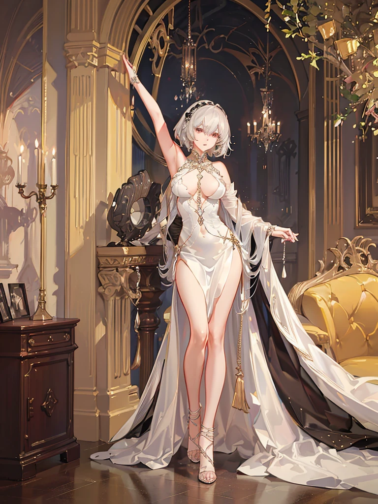 a beautiful 2b from nier automata, wearing a transparent dress with highly detailed nipples, super sexy with a sensual face, in a luxurious apartment, (best quality,4k,8k,highres,masterpiece:1.2),ultra-detailed,(realistic,photorealistic,photo-realistic:1.37),1girl,solo,intricate details,hyper detailed,extremely detailed eyes and face,longeyelashes,volumetric lighting,chiaroscuro lighting,dramatic lighting,cinematic lighting,ultra high quality,extremely detailed skin,porcelain skin,flawless skin,elegant,graceful,beautiful,seductive,sultry,alluring,gorgeous,stunning,mesmerizing,captivating,enchanting,sensual,erotic,lewd,risque,provocative,naughty,luscious lips,plump lips,glossy lips,kissable lips,voluptuous figure,curvy,hourglass figure,slender,lithe,graceful,elegant dress,sheer dress,transparent dress,revealing dress,form-fitting dress,flowing dress,luxurious,opulent,high-end,lavish,ornate,sumptuous,extravagant,grand,magnificent,opulent apartment,penthouse,luxury apartment,interior design,architecture,high-class,premium,exclusive,high-end,lavish,ornate,sumptuous,extravagant