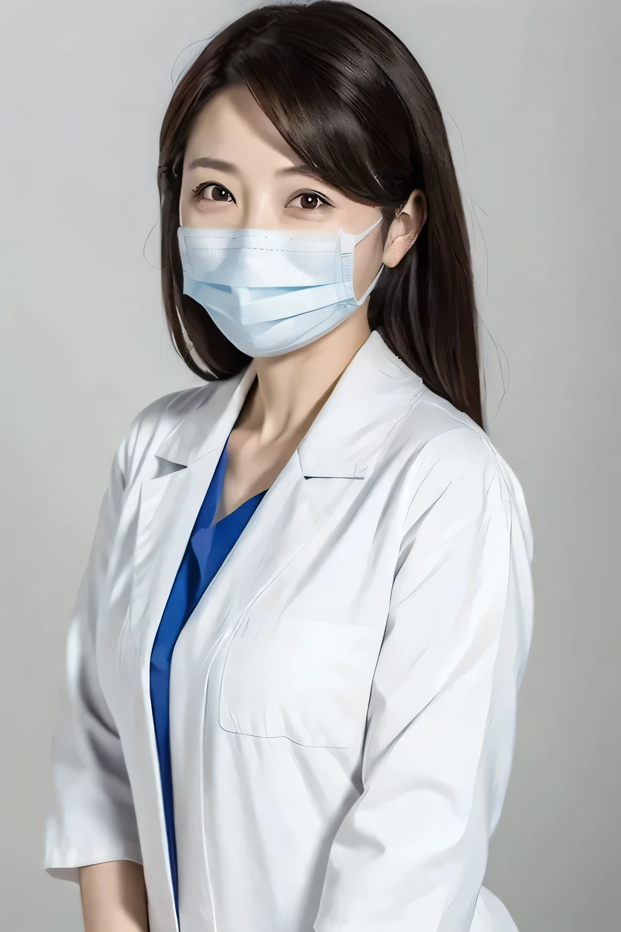 Wearing a surgical mask