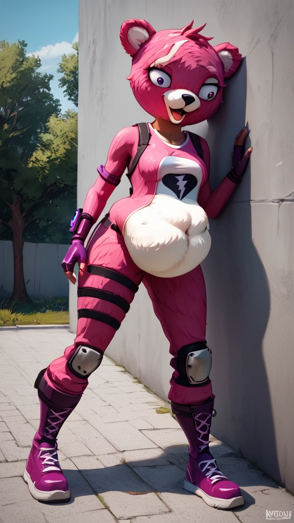 score_9, score_8_up, score_7_up, masterpiece, high quality,
cuddlebear, outfit, gloves, knee armor, shoes, half closed eyes, looking at belly, vore, moving vore stomach with same size prey in the stomach, white fluffy belly, gurgling belly effects, furry, seductive pose, smooth belly, pushing belly against the wall