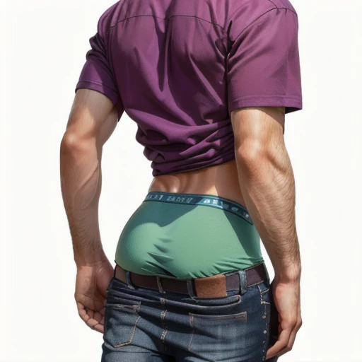 ((Best quality)), ((masterpiece)), (detailed), watercolor, Justin Bieber examines the buttocks of a 21-year-old Brazilian boy,in thong panties 2 sizes smaller wearing tight sweatpants with a protruding convex codpiece. Muscular, with round, firm, perfect buttocks, Aesthetic, erotic, beautiful, in the style of Caravaggio