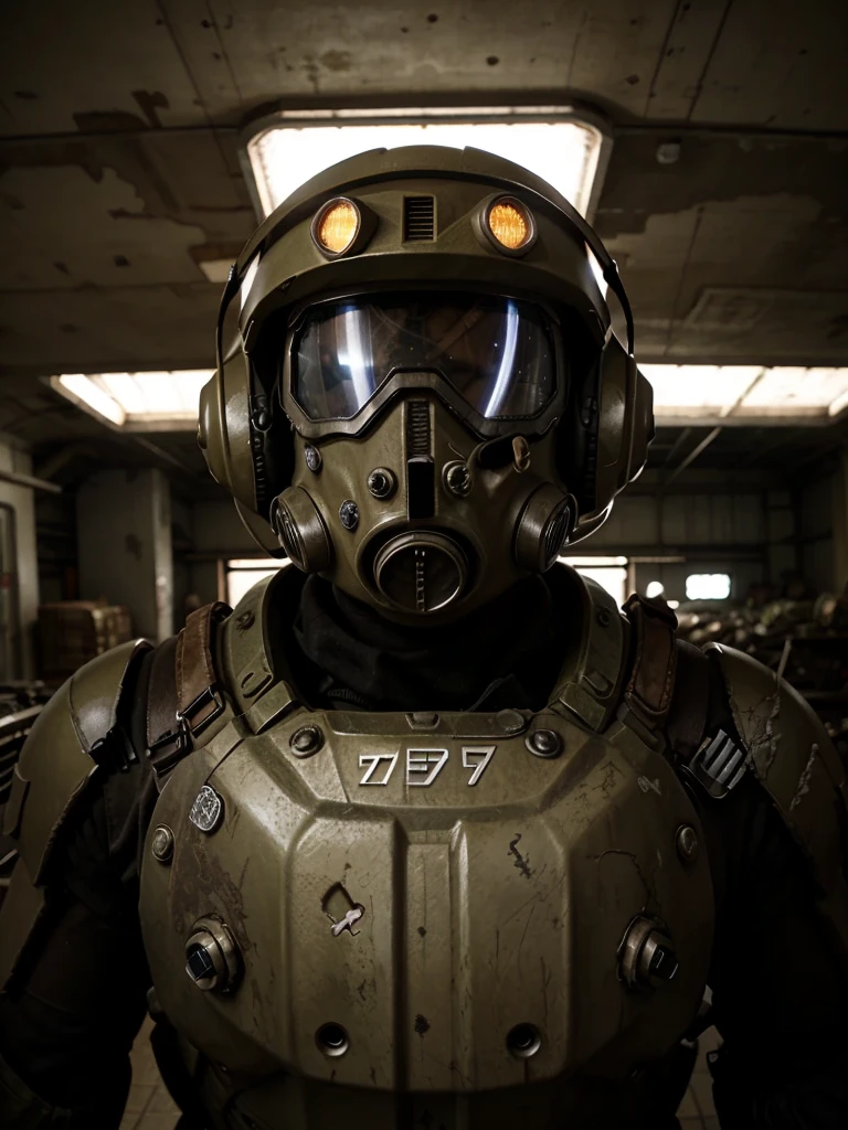 Recon Fallout Heavy Power Armor post apocalyptic
