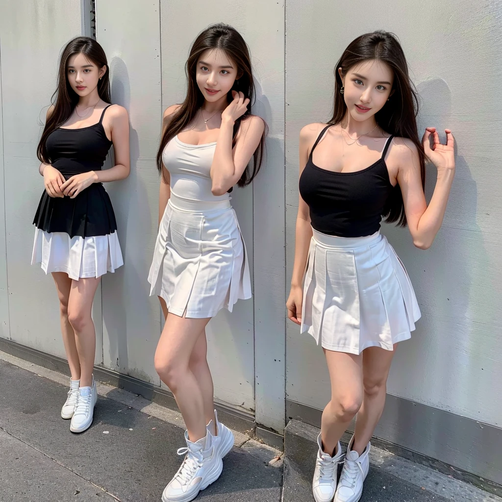 (Oversized T-shirt with excess fabric when tucked into a skirt ), (center shoes shot), (cotton colthing), ((full-body standing image:1.2)), (cover knee), (twinsies), (white strapless dress), (cotton spaghetti-strap top :1.2), (cotton spaghetti-strap top :1.2), (long skirt), (A hem full flared skirt), (Hem full flared dress), (a girl pretty girl with perfect figure), (a photo of the night sky), (32K,1 20-year-old girl, The light from the rear room is backlit, Ray traching), , (white sneakers), (a pair of white leather boots, highly detailed boots), (full body), (hair black), (two-parted hair :1.3), (very thick hair), (hands close to the body), (Slender chest), (visible shoe sole :1,5), (square chest), (short upper chest :1.5), (pectoral muscles are large :1.5), (upper breasts are firm :1.7), (stand upright :1.5), (two shoe ends), (two shoe toes) ,(put on blush), (apply powder), (makeup), (standing), (asian girl princess), (thick thighs), (large calves), (Black non-reflective fabric for making skirt), (dark skirt), (large knees), (one-piece dress), (seamless dress), (long shins :1.5) , (large shins :1.5), (A hem full flared skirt), (Hem full flared dress), (A hem full flared skirt), (A hem full flared skirt), (A hem full flared skirt), (A hem full flared skirt), (A hem full flared skirt), (A hem full flared skirt), (A hem full flared skirt), (thighs meets knee), (black skirt), (black skirt), (black skirt), (black skirt), (thigh gap), (white shoes), (thigh gap), (white shoes), (thigh gap), (white shoes), (Expose cleavage), (white shoes), (white shoes), (white shoes), (white shoes), (white shoes), (white shoes), (white shoes), (white shoes), (white shoes), (white shoes), (white shoes), (white shoes), (Super fine face and eyes), (Highly detailed face and skin texture, Detailed eyes, Double eyelid), (stading shot), (stading shot), (Hem full flared dress), (fashion :1.5), (wide flare skirt), (full circle skirt), (low camera shot), (long bottom shot)