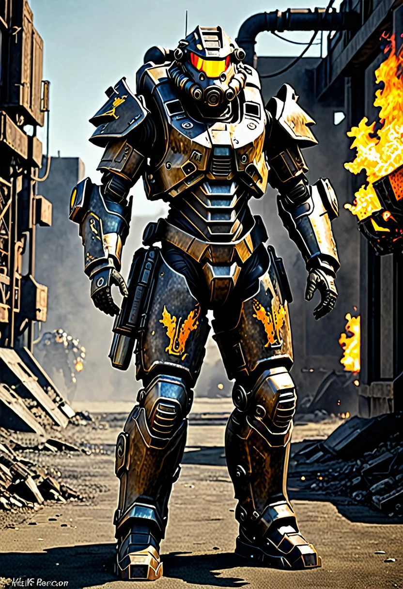 Hellfire Recon Power Armor futuristic post apocalyptic