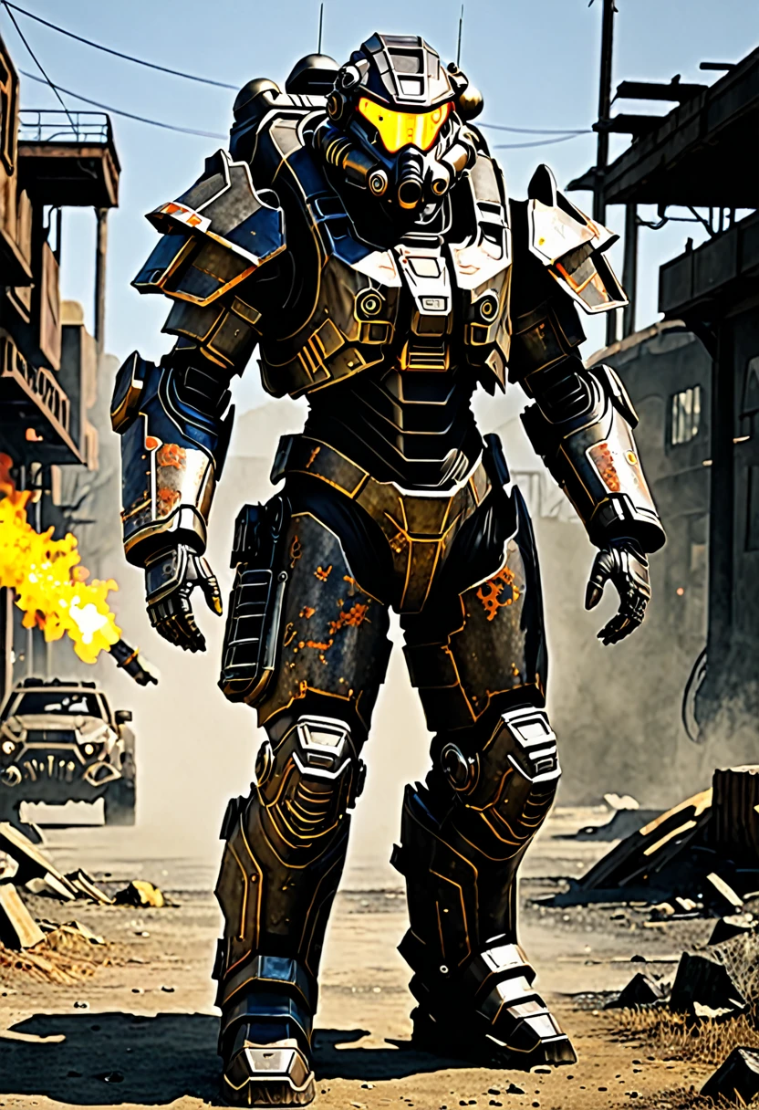 Hellfire Recon Power Armor futuristic post apocalyptic